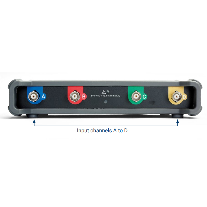 Front panel - 4 Channels