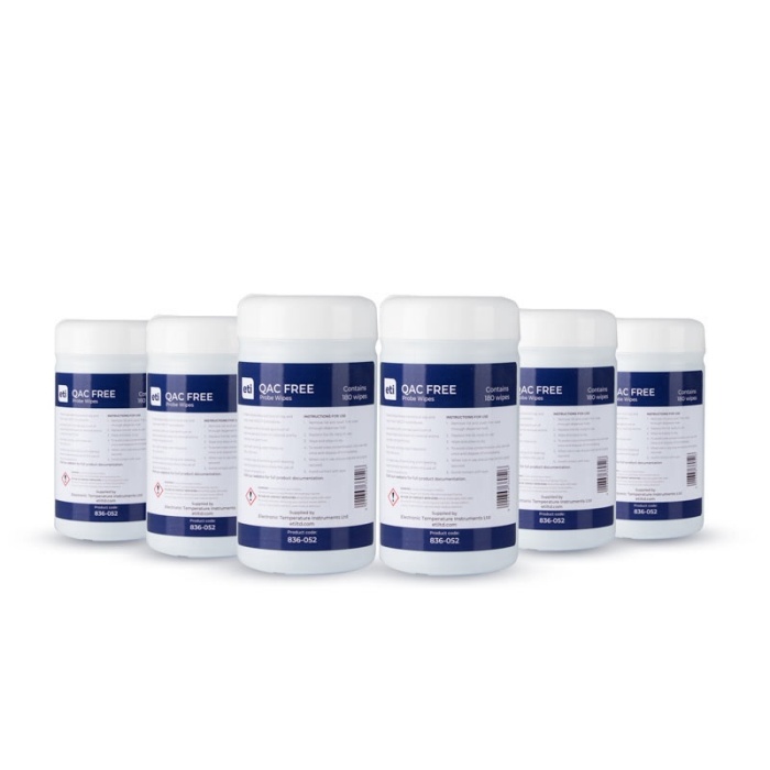 Probe Wipes - Carton of 6 tubs (1080 Wipes)