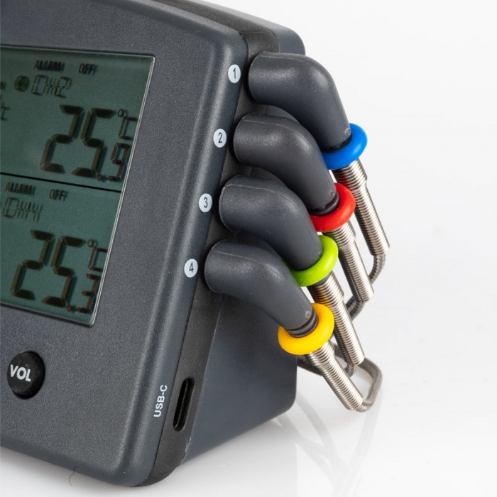 Signals - Wireless 4 Channel BBQ thermometer | Metermaster Technologies