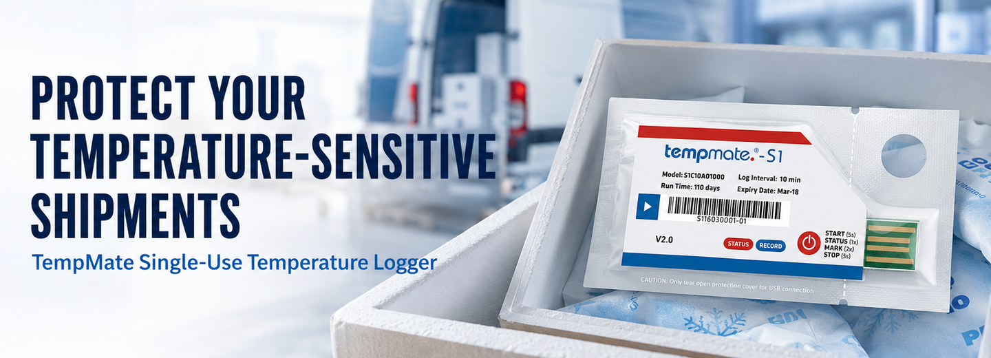 Protect Your Temperature-Sensitive Shipments with the TempMate Single-Use Logger